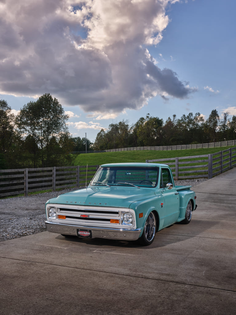 Jose Rubio's Wine Red 1968 Chevy C10