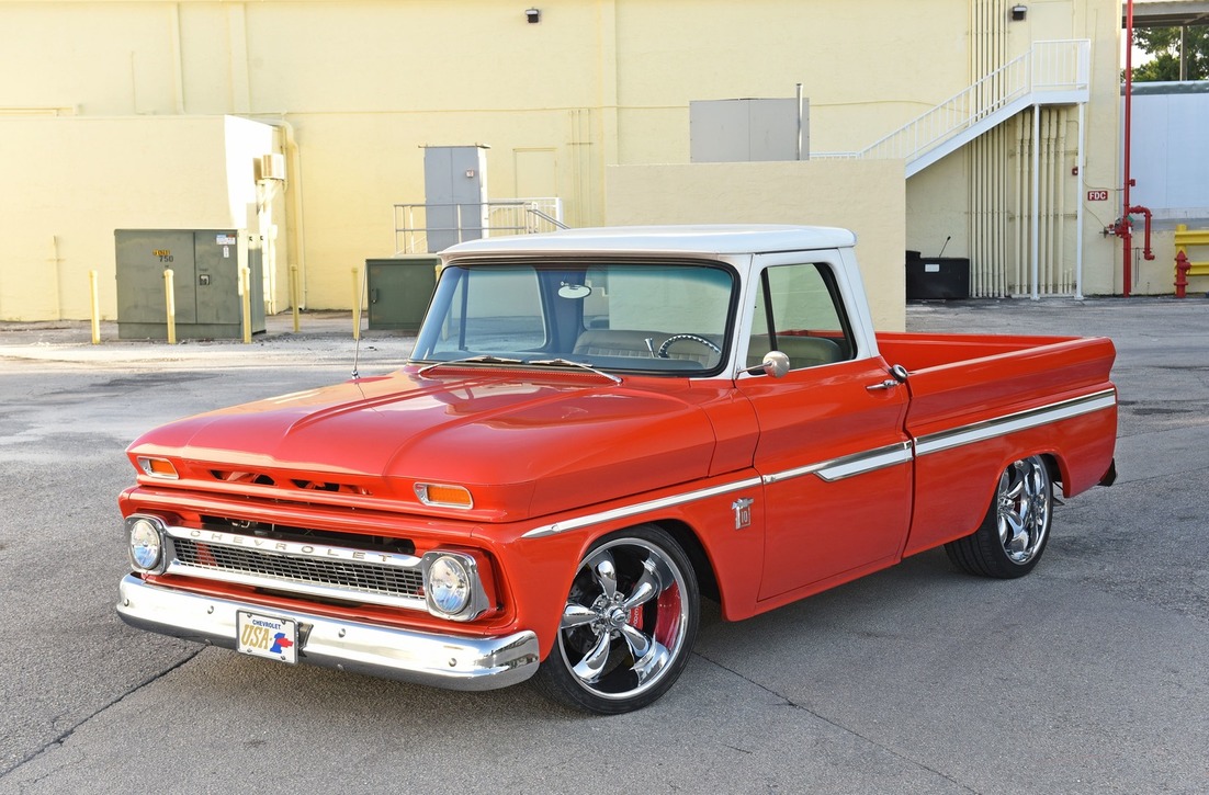 Jose Rubio's Wine Red 1968 Chevy C10