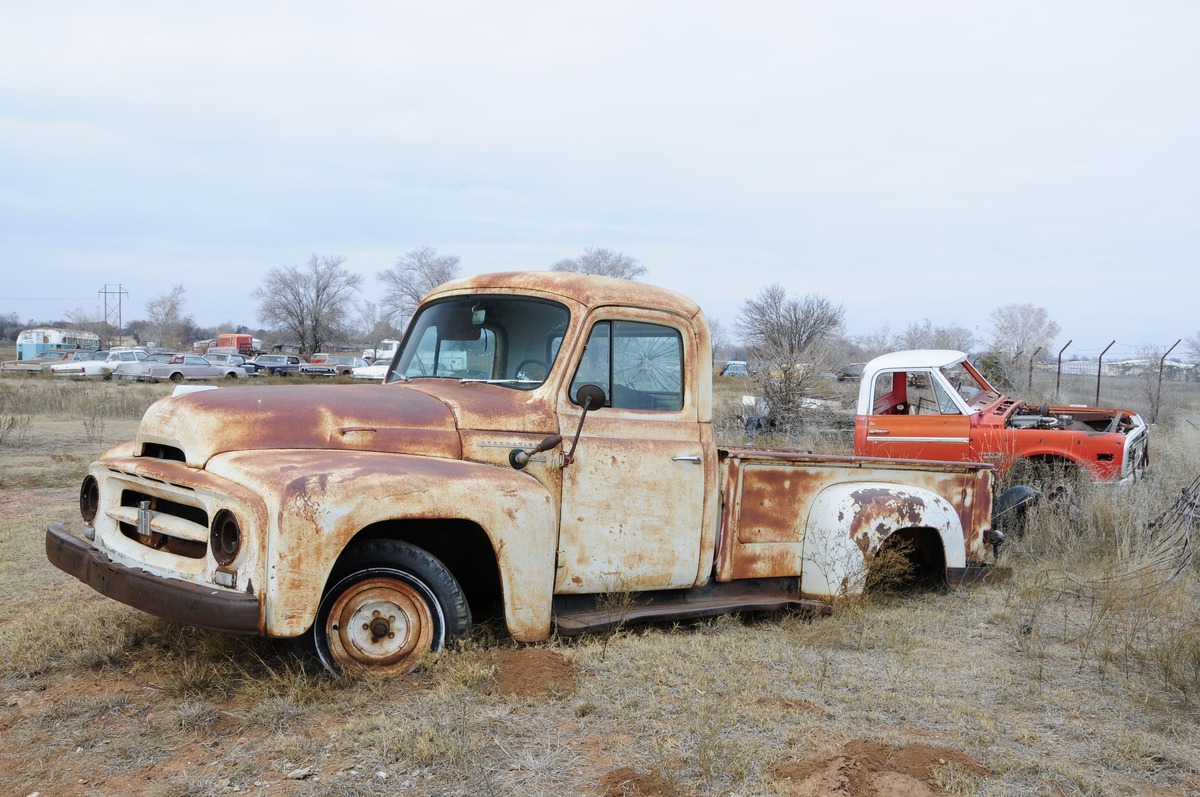 Old dodge deals truck salvage yards