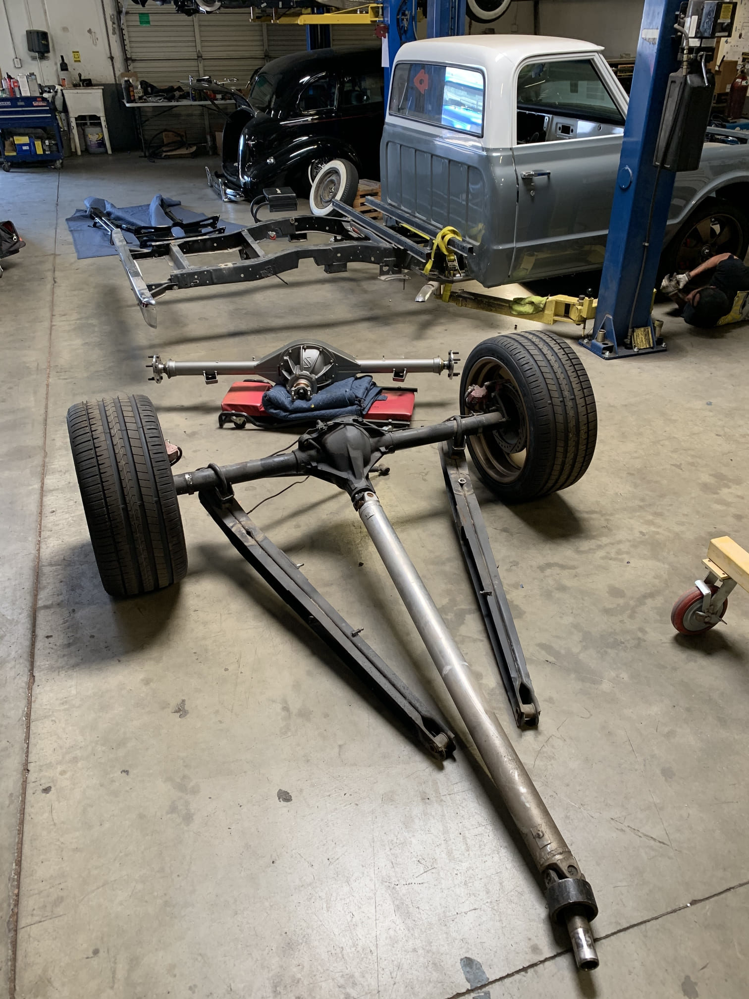 Strange Engineering's C10 Rear Axle 9-Inch Install