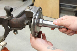 Upgrading Worn Brass Bushings with Needle Bearings on 1928-1948 Fords.