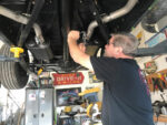 01 Custom exhaust system from Speedway Motors and magnaflow mufflers
