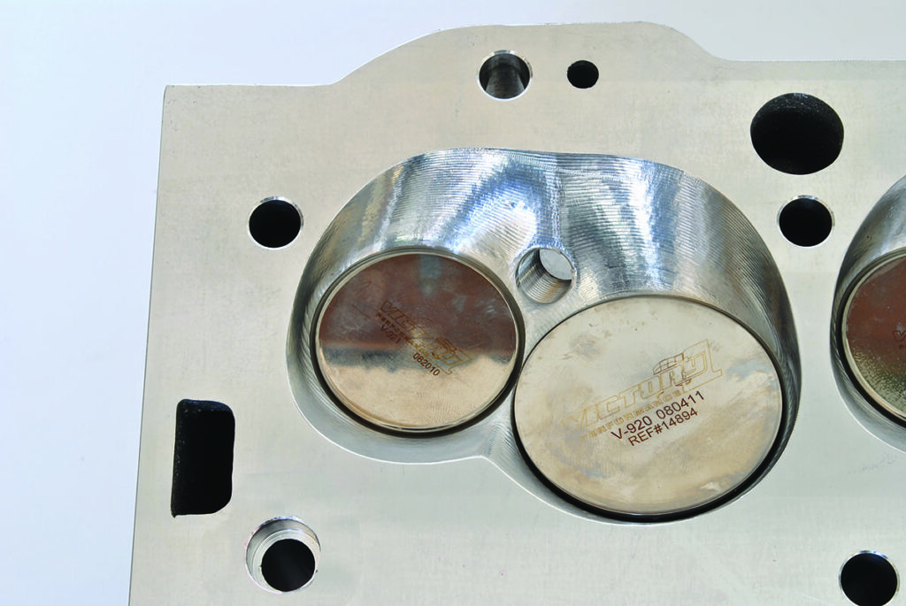 BigBlock Chevy Valve Angle for more Horsepower