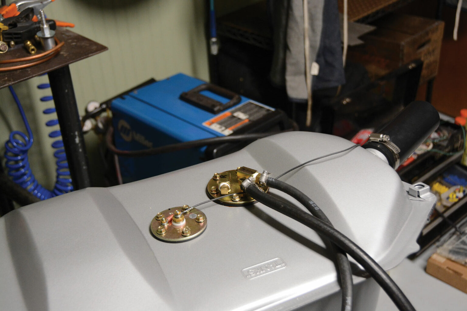 Installing a Universal Fuel Sending Unit and Fuel Tank 1936 Ford Project