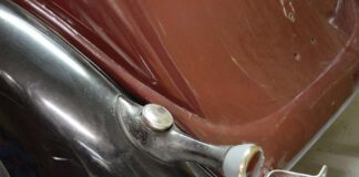 01 1936 Ford Gas Cap prior to custom upgrade