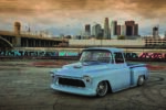 01 LS3 Powered Sonic Gray Pearl Tri-Five Chevy Truck