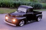 01 1950 Ford F-1 powered by a Cummins 4BT Turbo Diesel paired to a T56 6 Speed Transmission