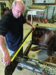01 Measuring the front panel of the 1971 Torino front end