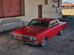 02 1967 Chevelle with an LS swap in a beautiful red paint job