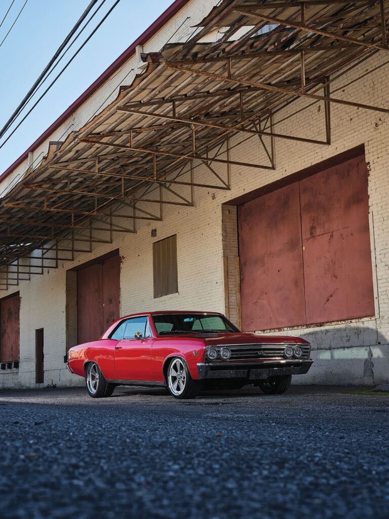 08 Simple and clean 67 Chevy Chevelle lowered on QA1 coilover shocks