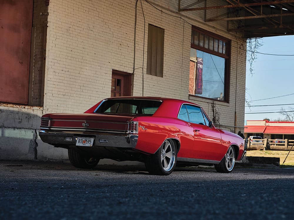 11 Lowered classic Chevy Chevelle on Billet Specialties wheels