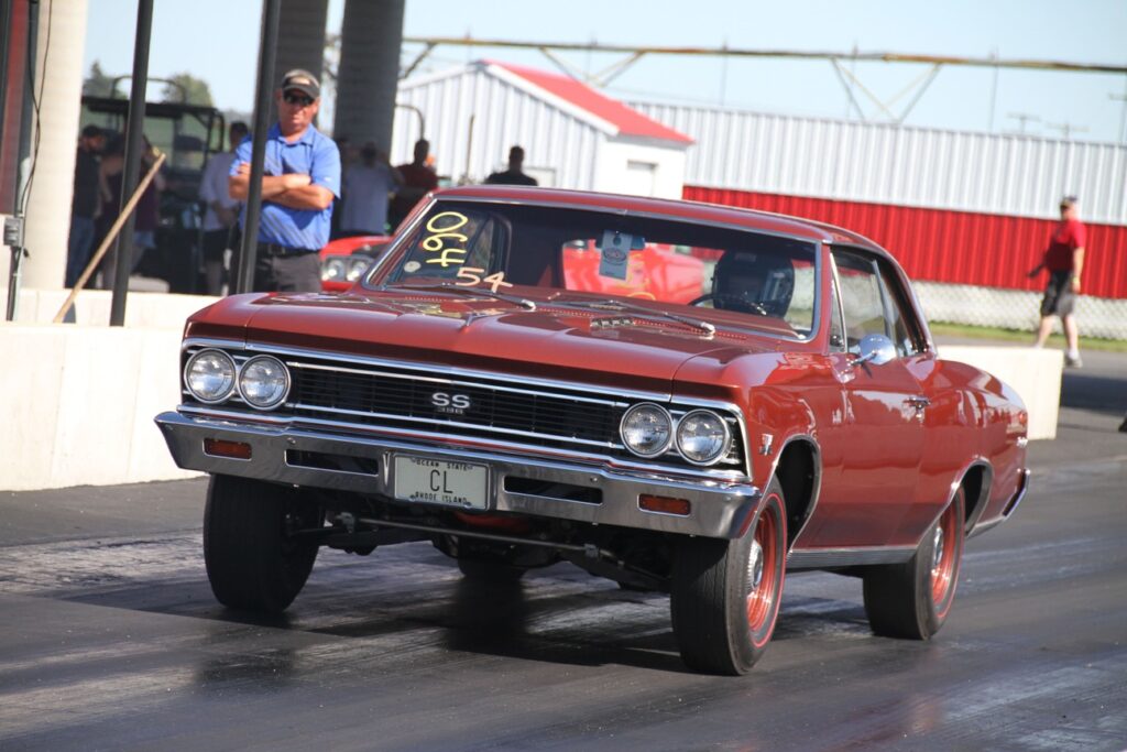 001 2021 pure stock drags red chevelle