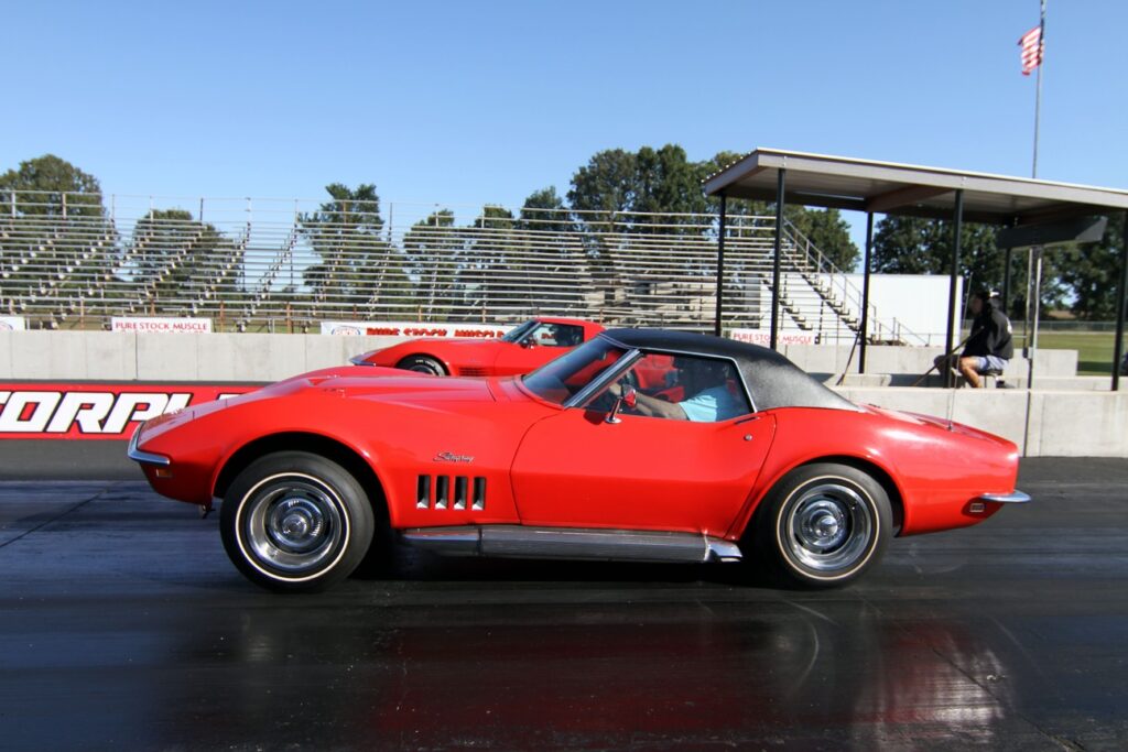 002 2021 pure stock drags red corvette