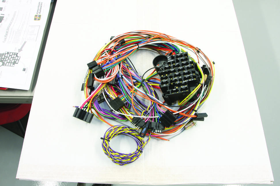 Installing the American Autowire wiring harness on a 1970 Chevy Nova