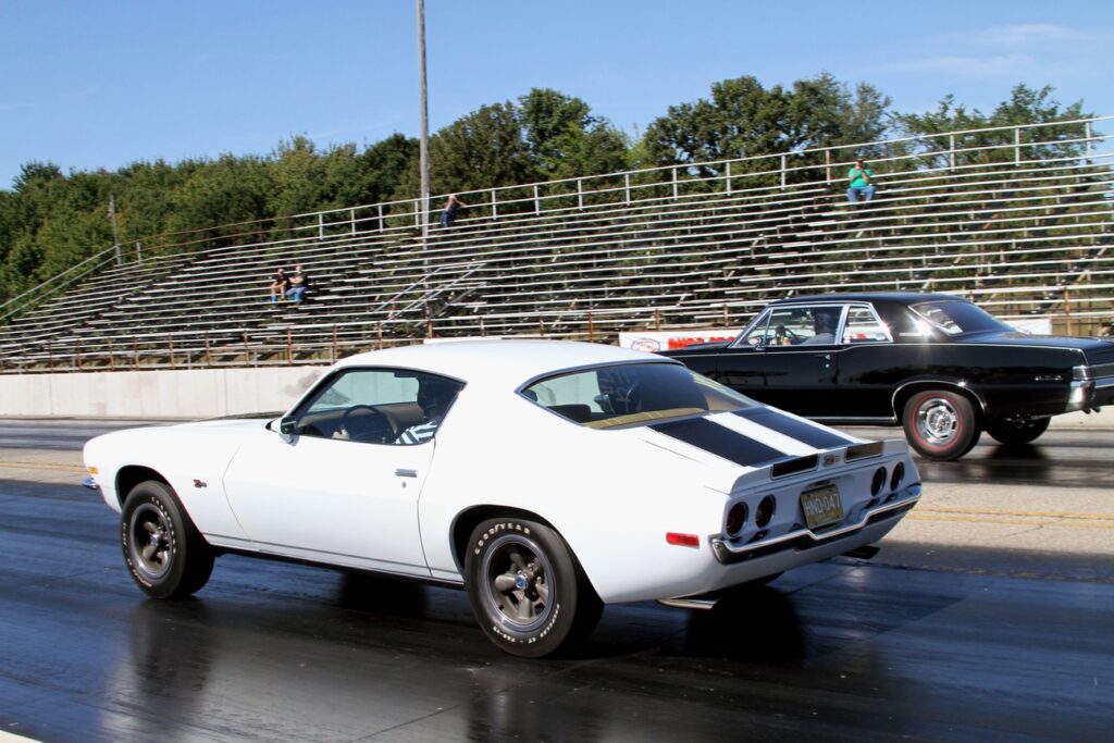 003 2021 pure stock drags white camaro