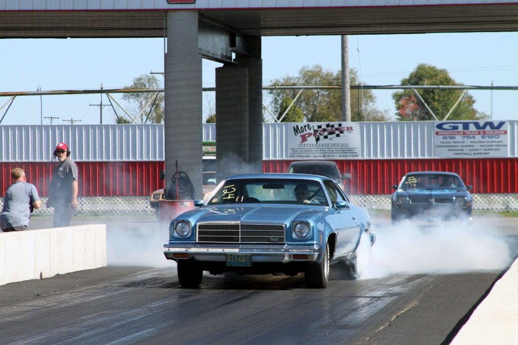 004 2021 pure stock drags blue 74 Chevelle