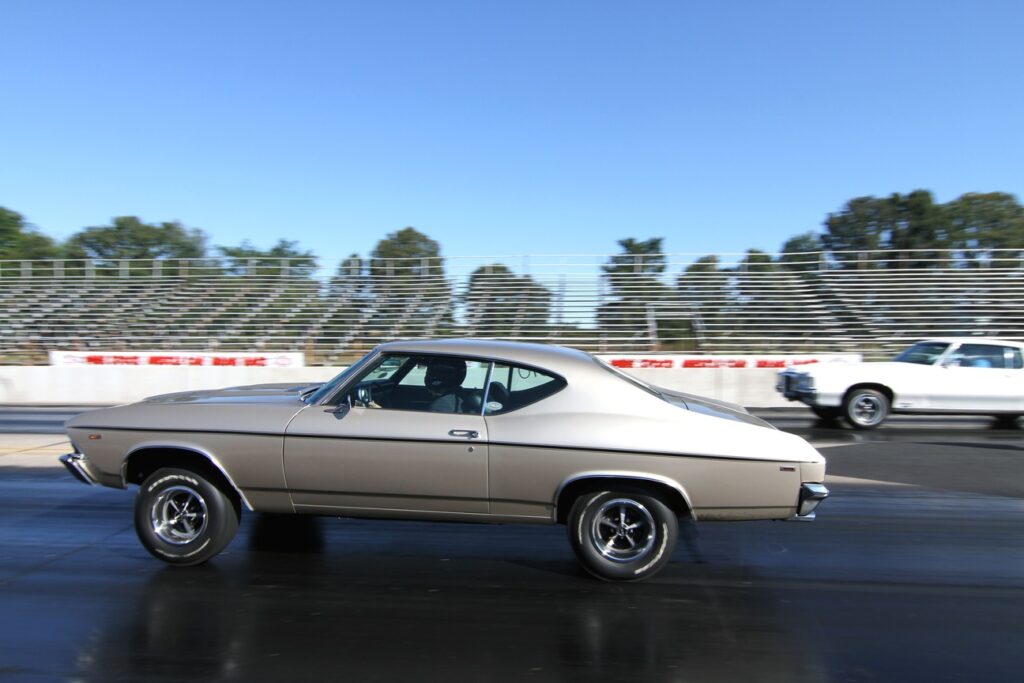 005 2021 pure stock drags silver 69 chevelle