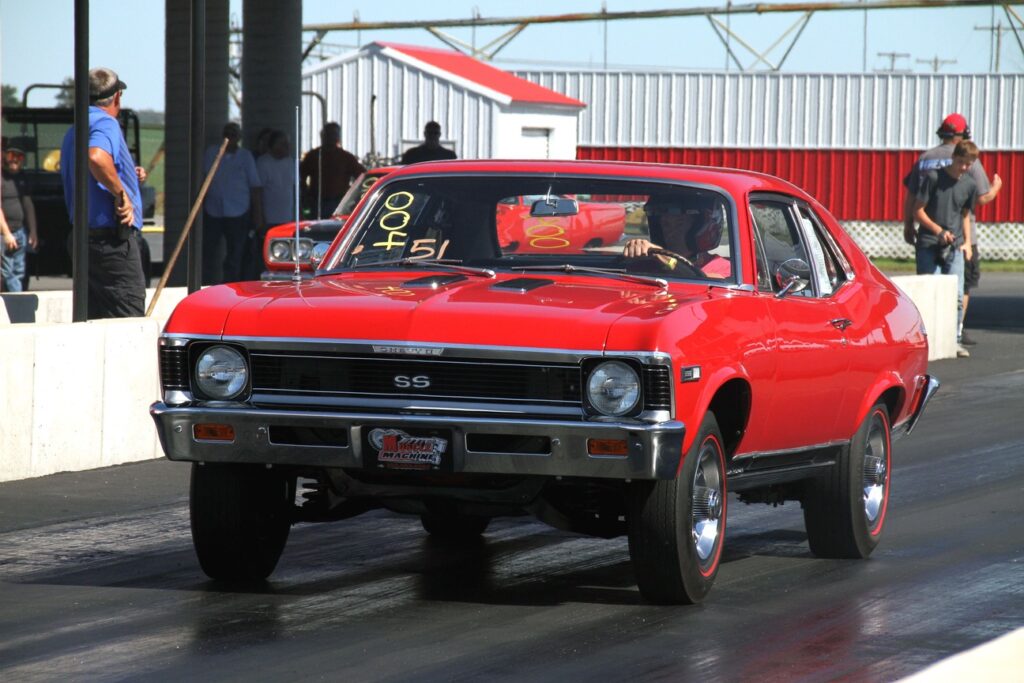 019 2021 pure stock drags red 68 Nova SS