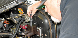 01 A common issue is brake fluid contamination, we check our Model A_s master cylinder