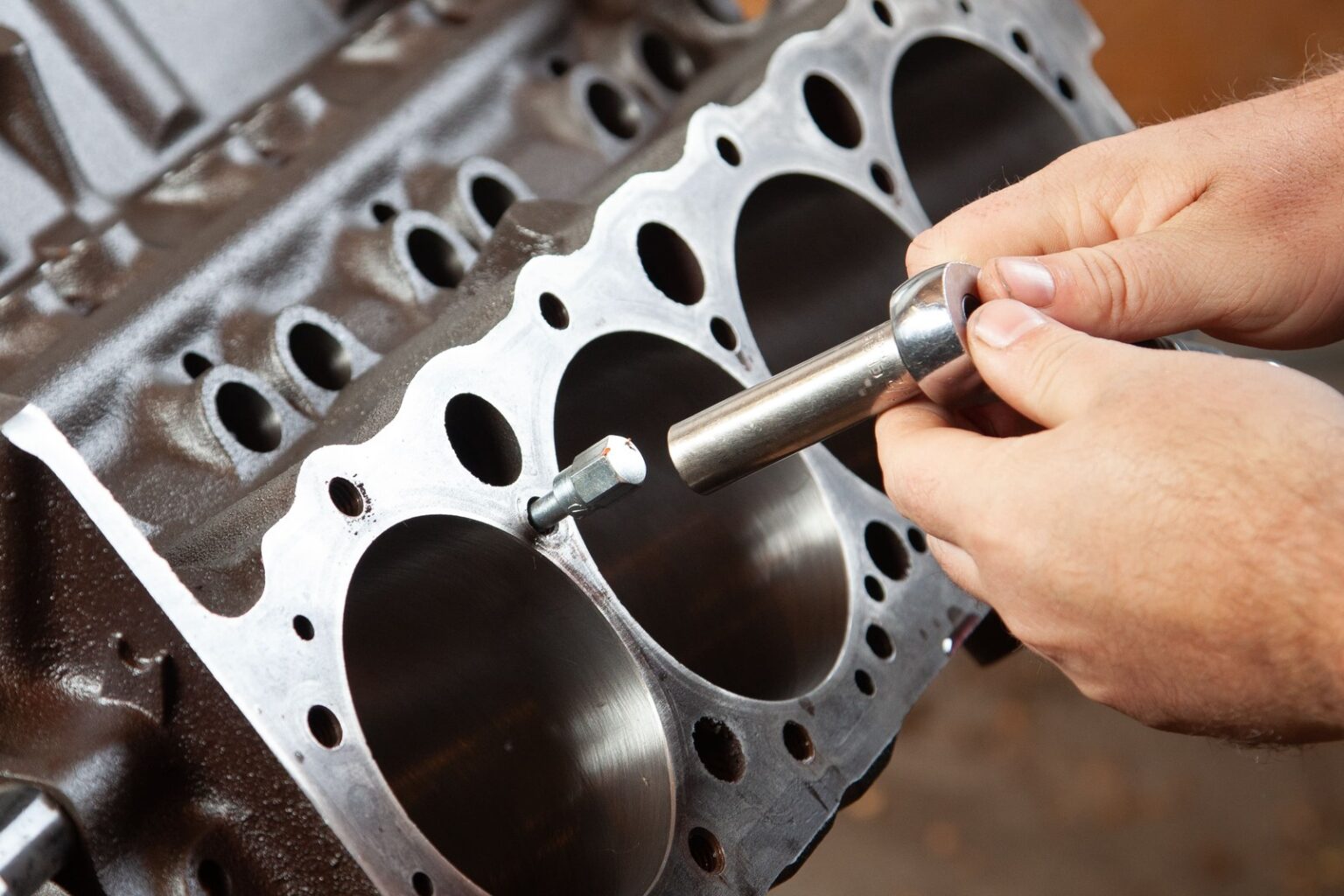 Threaded Engine Block Offs Rebuilding an old chevy small-block bottom end