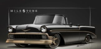 1956 Chevy Convertible rendering