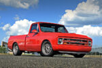 01 The 1968 C10 is riding on 607 Ridler wheels