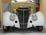 01 We were very pleased with the ’41 Chevrolet truck headlights modified to fit our ’36 Ford fenders