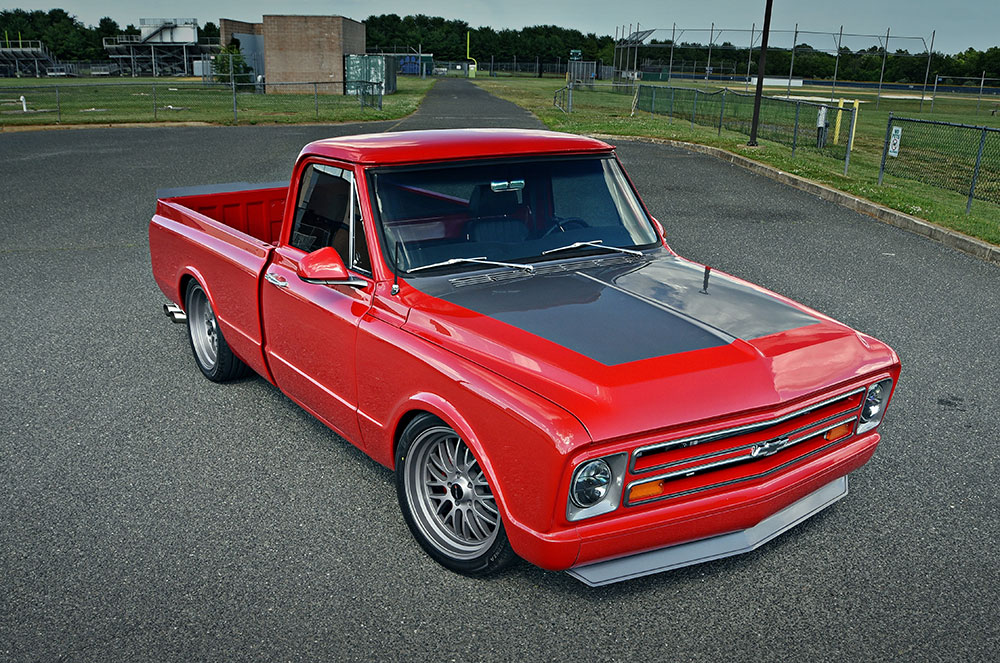 Jose Rubio's Wine Red 1968 Chevy C10