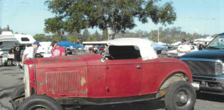 001 Geoffrey Skene found this 1932 Ford roadster at the L.A. Roadsters Father’s Day Swap Meet _ Car Show