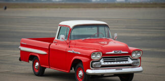 01 The paintwork gleams on this 1958 Apache