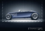 01 This is the profile that designer Eric Black sketched out for the Lucille roadster