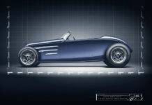 01 This is the profile that designer Eric Black sketched out for the Lucille roadster