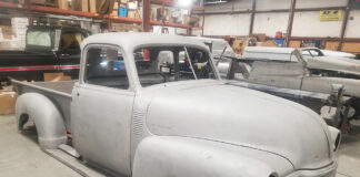 01 BTS Scott_s Hotrods Metalworking 1951 Chevy Truck five-window