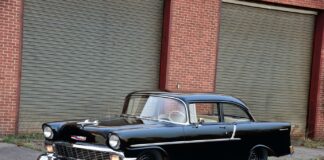 001 1956 chevy black on blck
