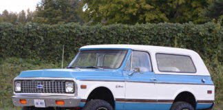 01 1972 Chevy K5 Blazer 4x4 Trent Diane Moore front 3_4