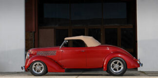 01 Fathers 36 Ford Roadster built as a restomod