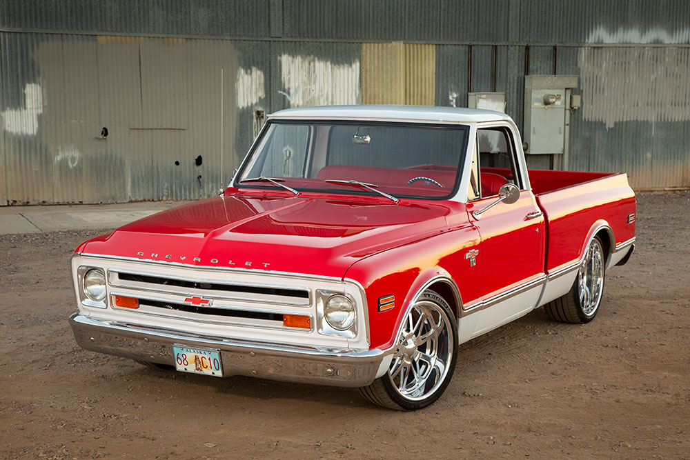 Jose Rubio's Wine Red 1968 Chevy C10