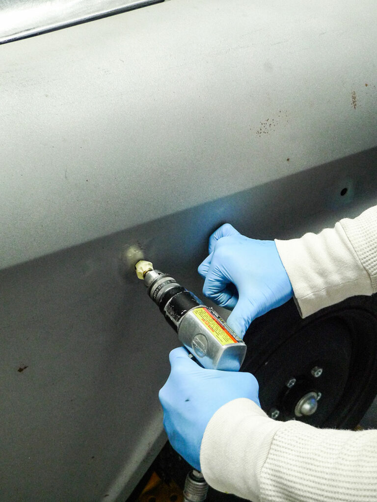 How to Fill Holes in Metal with PreFabbed Discs