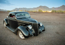 01 Sinister Stylish Ford 3 Window Coupe