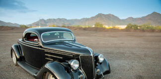 01 Sinister Stylish Ford 3 Window Coupe