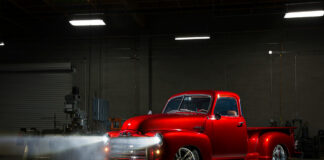 02 Fat Fender Garage picked a roadster shop chassis for the 1950 GMC pickup