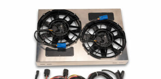 17 Derale Performance PWM electric fan Powerpacks PN 67842 shown have integrated their PWM fan controllers