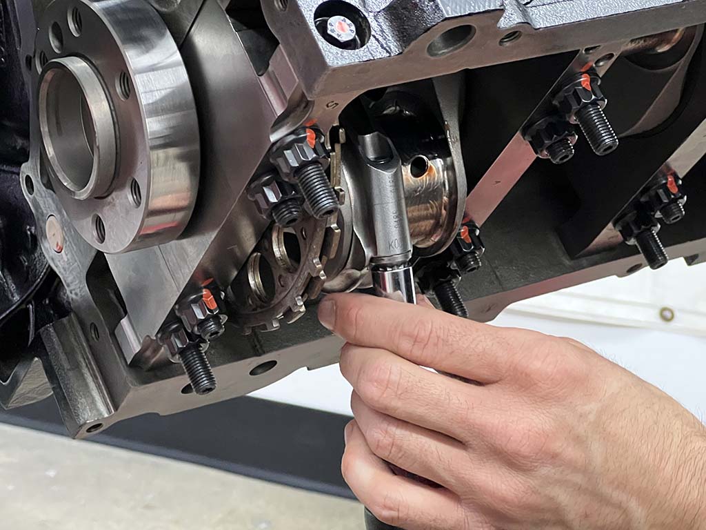 24 orienting crank rod journal