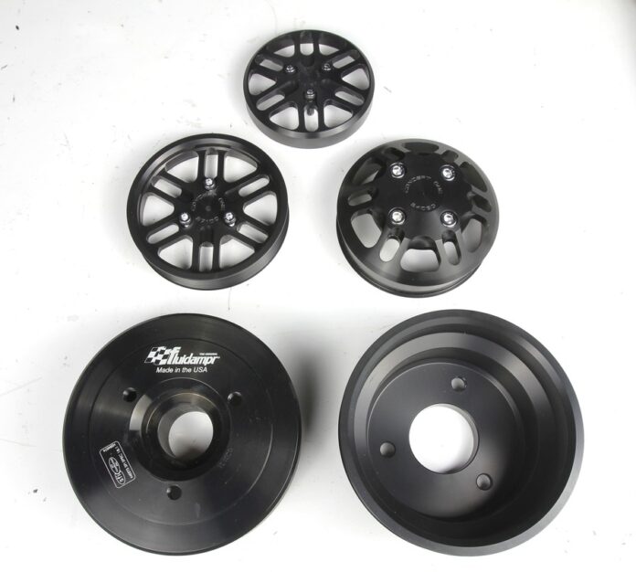 Installation process of a Concept One pulley system on a LS3 engine.