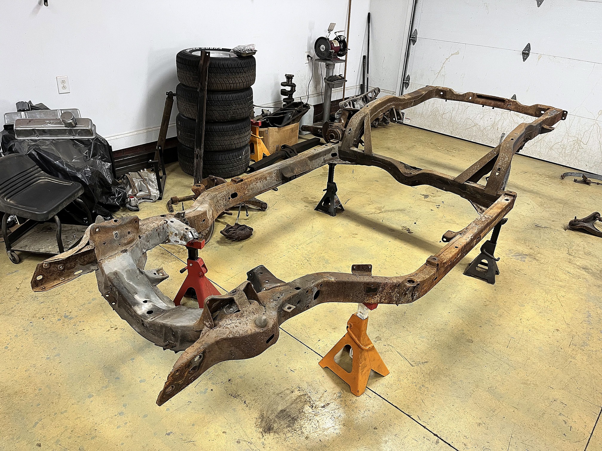 1980 Chevy Corvette Frame Restoration Using POR 15