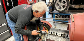01 Hot Rods by Dean sorted out all the parts required and handled the installation of a Ford Performance Parts 302 engine