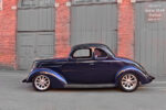 01 This 37 Ford Sedan sits on a TCI 1935 1940 chassis