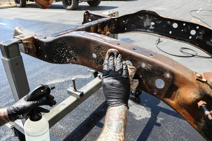 How To Remove Rust From Truck Chassis
