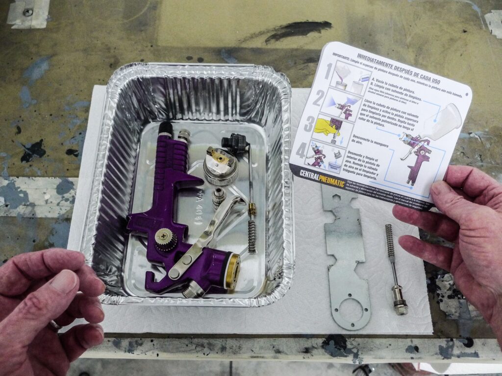 New Automotive Paint Spray Gun Preparation and Maintenance