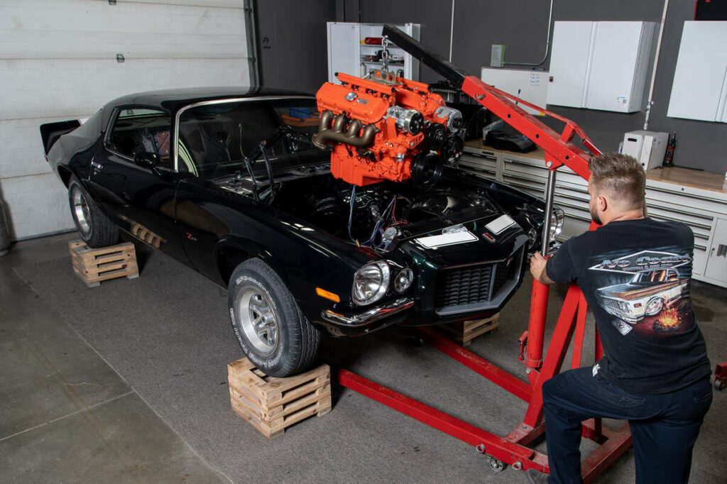 Swapping in a Chevy LS Engine in place of a Chevy small-block engine
